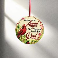 Christmas Christmas Round Letter Bird Arylic Indoor Party Decorative Props main image 5