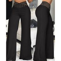 Women's Daily Street Casual Solid Color Full Length Wide Leg Pants main image 5