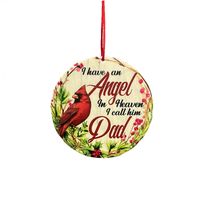 Christmas Christmas Round Letter Bird Arylic Indoor Party Decorative Props sku image 1