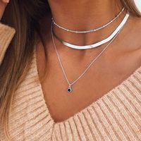 Casual Streetwear Geometric Alloy Women's Layered Necklaces main image 2