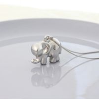 304 Stainless Steel 18K Gold Plated Casual Streetwear Elephant Pendant Necklace main image 2