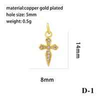 Elegant Simple Style Bee Dragonfly Butterfly Copper Plating Inlay Zircon 18k Gold Plated Charms main image 5