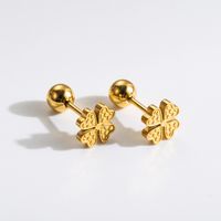 1 Pair Commute Rabbit Heart Shape Crown 304 Stainless Steel 18K Gold Plated Ear Studs sku image 23