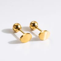 1 Pair Commute Rabbit Heart Shape Crown 304 Stainless Steel 18K Gold Plated Ear Studs sku image 33