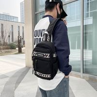 Men's Streetwear Sports Color Block Nylon Waist Bags main image 8