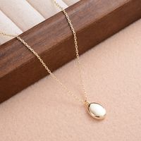 Ig Style Simple Style Oval Copper Pendant Necklace In Bulk main image 4