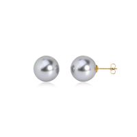 1 Pair Simple Style Ball Plating 304 Stainless Steel 18K Gold Plated Ear Studs main image 2