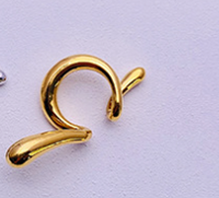 1 Piece Novelty Irregular Plating Copper Ear Cuffs sku image 2