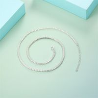 Style Simple Style Classique Rond Le Cuivre Plaqué Or Plaqué Argent Zircon Collier En Masse main image 6