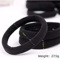 Women's Simple Style Solid Color Cloth Hair Tie Rubber Band main image 2
