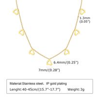 304 Stainless Steel Retro Simple Style Plating Inlay Cross Four Leaf Clover Lightning Zircon Necklace main image 7