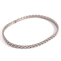 Simple Style Classic Style Geometric Stainless Steel Plating 18k Gold Plated Bracelets Necklace sku image 4