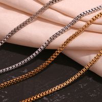 Basic Simple Style Classic Style Solid Color Stainless Steel Plating 18k Gold Plated Women's Waist Chain main image 3