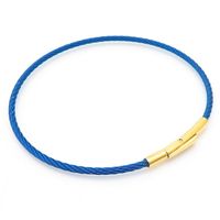 Style Simple Couleur Unie Acier Inoxydable Plaqué Or 18k Bracelet sku image 8