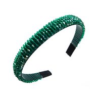 Women's Casual Cute Color Block Artificial Crystal Hair Band sku image 7