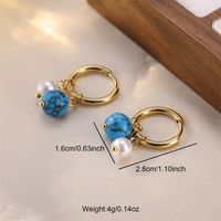 3 Pairs Cute Sweet Flower Asymmetrical Plating Stainless Steel 18k Gold Plated Earrings main image 4