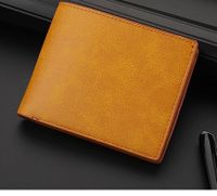 Men's Solid Color Pu Leather Wallets sku image 1