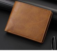 Men's Solid Color Pu Leather Wallets sku image 8