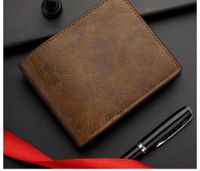 Men's Solid Color Pu Leather Wallets sku image 9