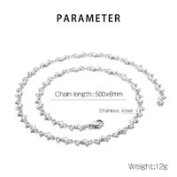 Dolphin Stainless Steel Chain Necklace sku image 1