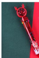 Christmas Sequins Press 10-color Ballpoint Pen Creative Christmas Prize Children Student Small Gifts Present sku image 2
