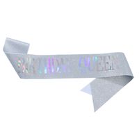 Birthday Letter Glitter Cloth Party Costume Props 1 Piece sku image 30