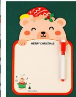 Christmas Gift Early Childhood Education Double-sided Writing Graffiti Drawing Board Erasable Drawing Board Primary School Student Diy Writing Board sku image 4