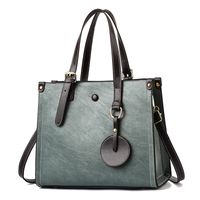 Women's Large Summer Pu Leather Classic Style Tote Bag sku image 4
