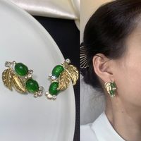 Fashion Geometric Alloy Plating Artificial Diamond Women's Earrings 1 Pair sku image 5