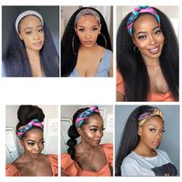 Women's African Style Street High Temperature Wire Long Straight Hair Wigs main image 2