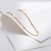 Simple Style Solid Color Copper Plating Chain Gold Plated Necklace main image 5