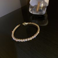 Simple Style Heart Shape Copper Inlay Zircon Bracelets sku image 10