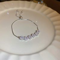 Simple Style Heart Shape Copper Inlay Zircon Bracelets sku image 19