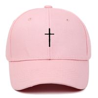 Unisexo Básico Cruzar Bordado Prensado Gorra De Beisbol sku image 4