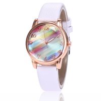 Streetwear Gradient Color Buckle Quartz Women's Watches main image 3