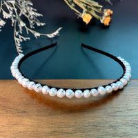Casual Elegant Simple Style Geometric Pearl Is A Natural Pearl. There May Be Different Sizes. Please Understand Hair Band sku image 5