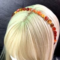 Lady Streetwear Geometric Crystal Hair Band sku image 5