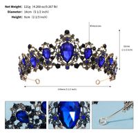 Elegant Retro Crown Alloy Diamond Crown sku image 2