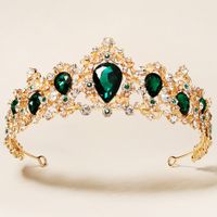 Elegant Retro Crown Alloy Diamond Crown sku image 9