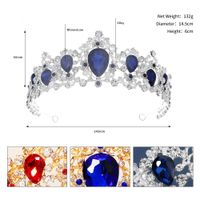 Elegant Retro Crown Alloy Diamond Crown sku image 7