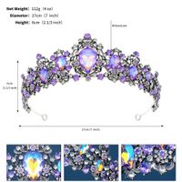 Elegant Retro Crown Alloy Diamond Crown sku image 8