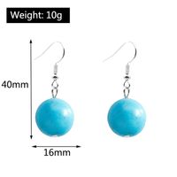 1 Pair Casual Simple Style Geometric Plating Turquoise Earrings main image 4