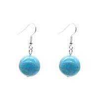 1 Pair Casual Simple Style Geometric Plating Turquoise Earrings sku image 1