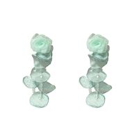 1 Pair Simple Style Korean Style Geometric Plating Artificial Crystal Alloy Drop Earrings main image 5