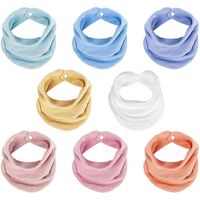 Simple Style Stripe Solid Color Crepe Baby Accessories main image 6