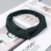 Casual Simple Style Stripe Solid Color Cloth Stripe Hair Band main image 5