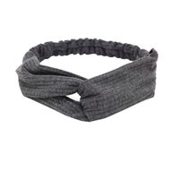 Casual Simple Style Stripe Solid Color Cloth Stripe Hair Band main image 4