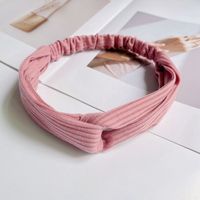 Casual Simple Style Stripe Solid Color Cloth Stripe Hair Band sku image 16