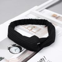 Casual Simple Style Stripe Solid Color Cloth Stripe Hair Band sku image 19