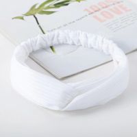 Casual Simple Style Stripe Solid Color Cloth Stripe Hair Band sku image 10